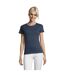 Womens/ladies Regent T-shirt Denim SOLS-1