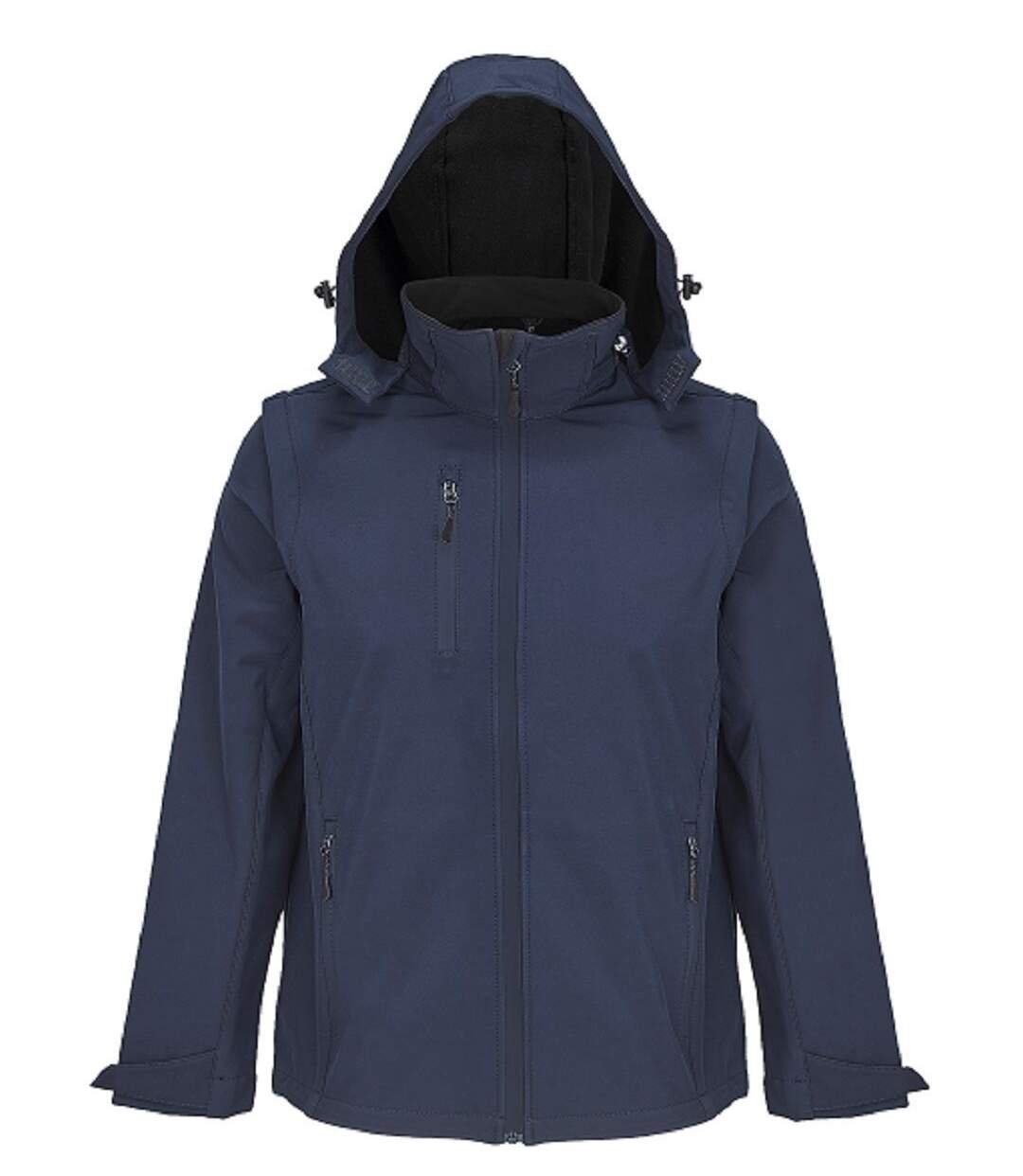 Veste softshell 3 en 1 - Homme - 03995 - bleu abysse-1