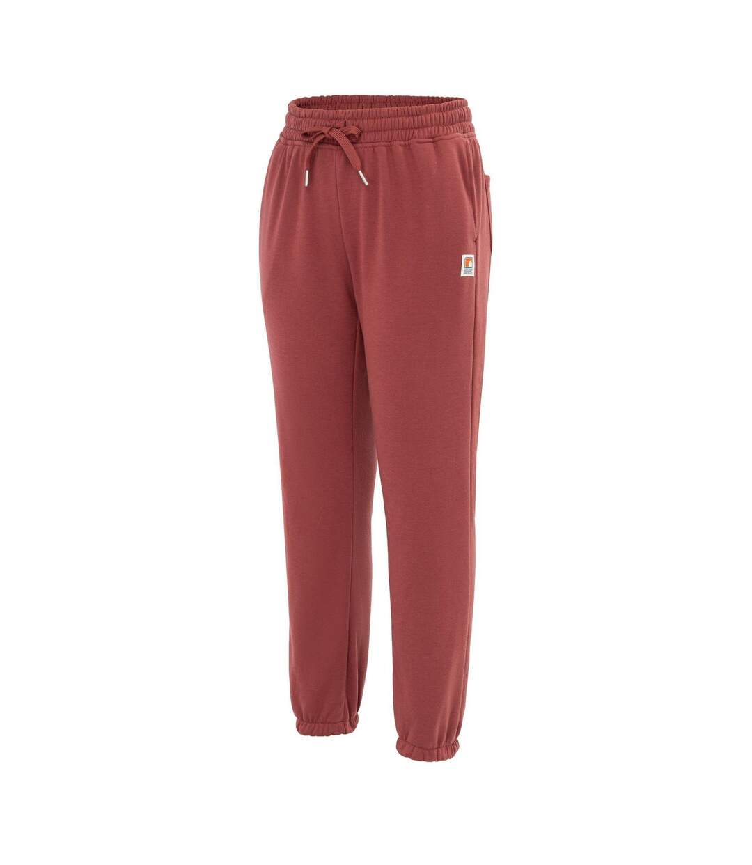 Pantalon De Jogging Motif/style Uni Femme Rouge Foncé SoulCal-3