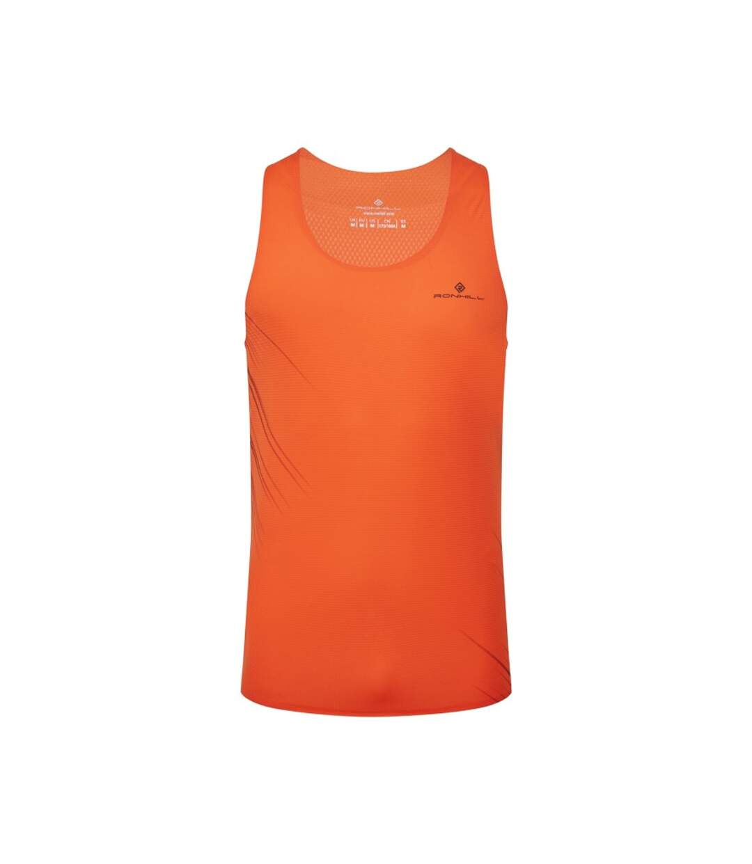Débardeur Tech Homme Orange Ronhill-1