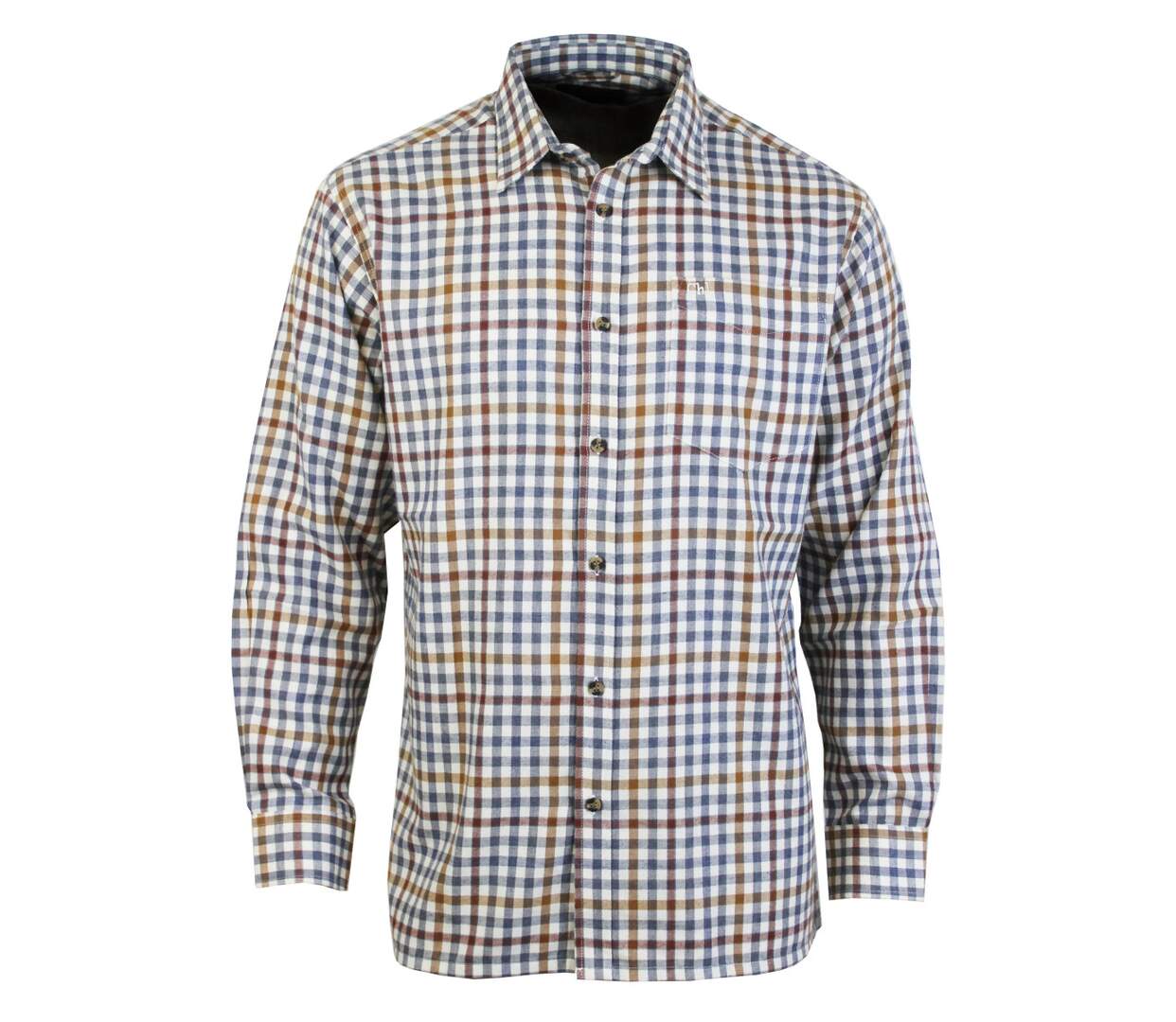 Chemise à carreaux manches longues TONUS1-1