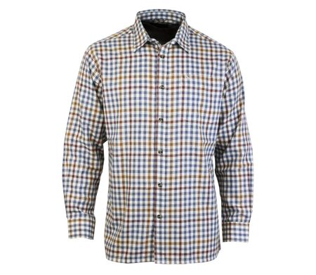 Chemise à carreaux manches longues TONUS1