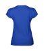 T-shirt À Manches Courtes Et Col En V Femme Bleu Royal Gildan-3