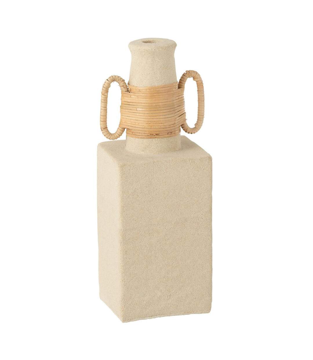 Vase Déco Anneaux Ovales Céline 29cm Beige-1