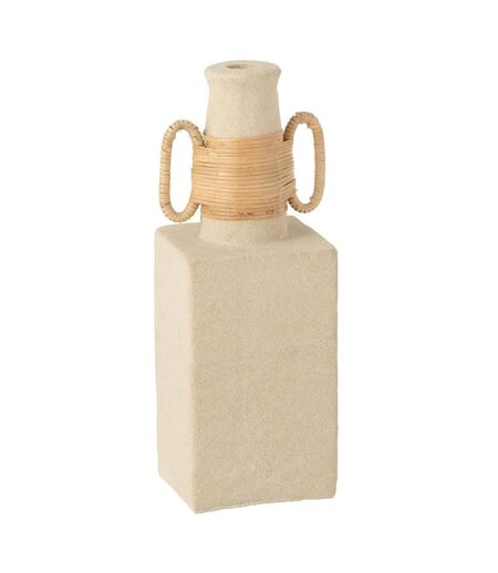 Vase Déco Anneaux Ovales Céline 29cm Beige