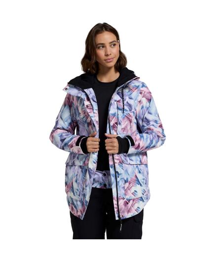 Blouson de ski tignes femme rose clair Animal