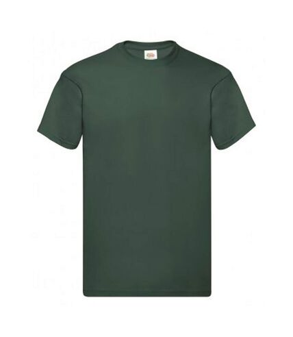Fruit Of The Loom Mens Original Short Sleeve T-Shirt (Bottle Green) - UTPC124