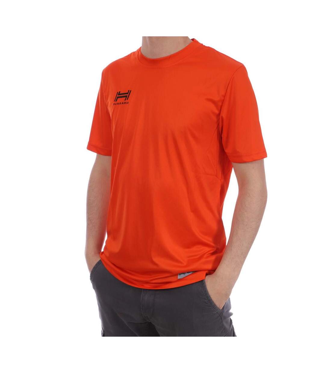 Maillot Orange Homme Hungaria Match MC - XS-1