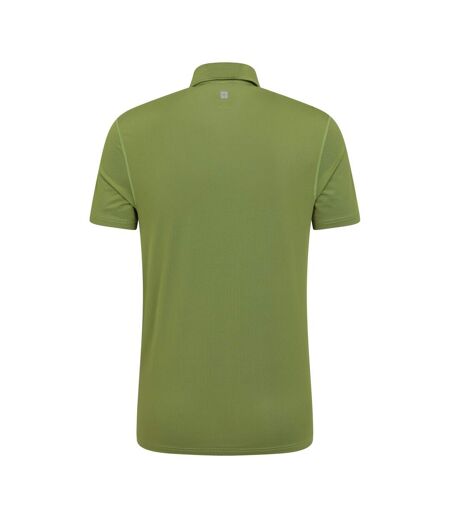 Mountain Warehouse Mens Court IsoCool Polo Shirt (Khaki Green)