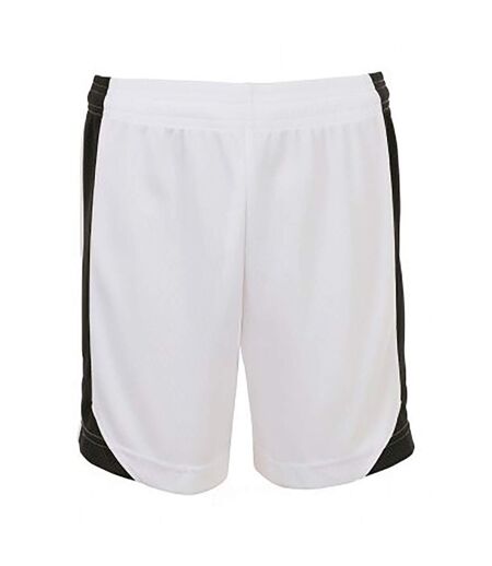 Olimpico short de foot homme blanc/noir SOLS