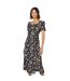 Robe mi-longue femme noir Dorothy Perkins