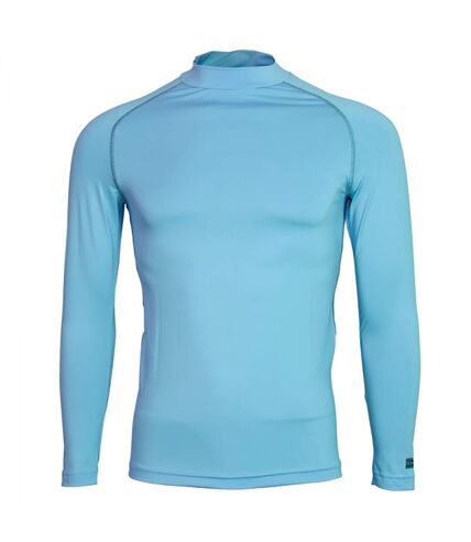 Rhino Mens Thermal Underwear Long Sleeve Base Layer Vest Top (Light Blue)