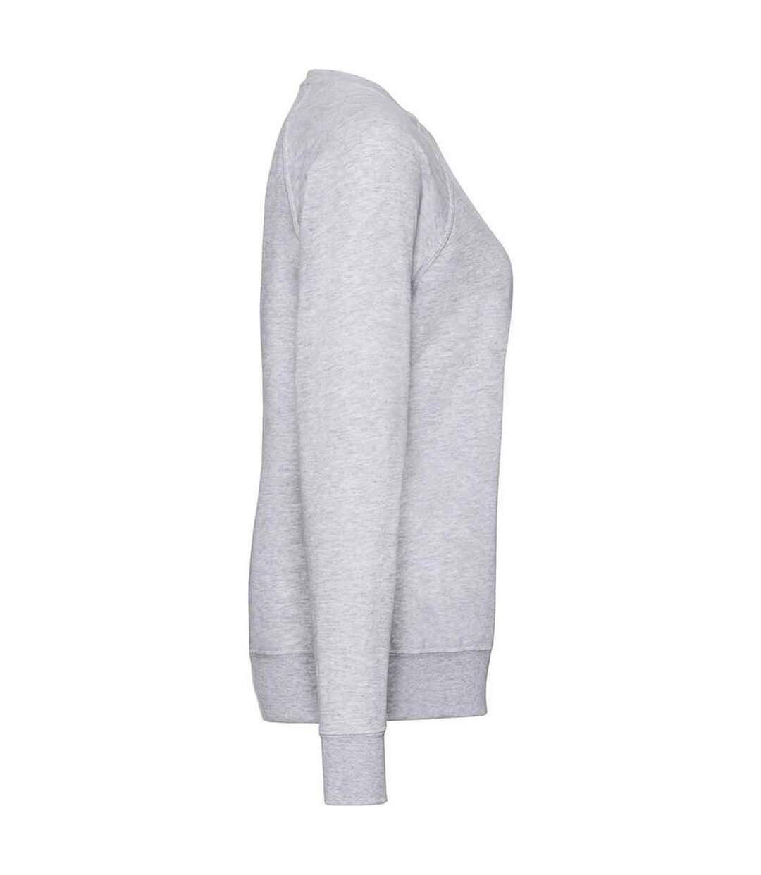 Sweat Femme Gris Chiné Fruit Of The Loom-3