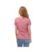 T-shirt femme rose clair Armani-2