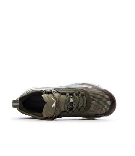 Chaussures de trail kaki homme puma voyage nitro 3