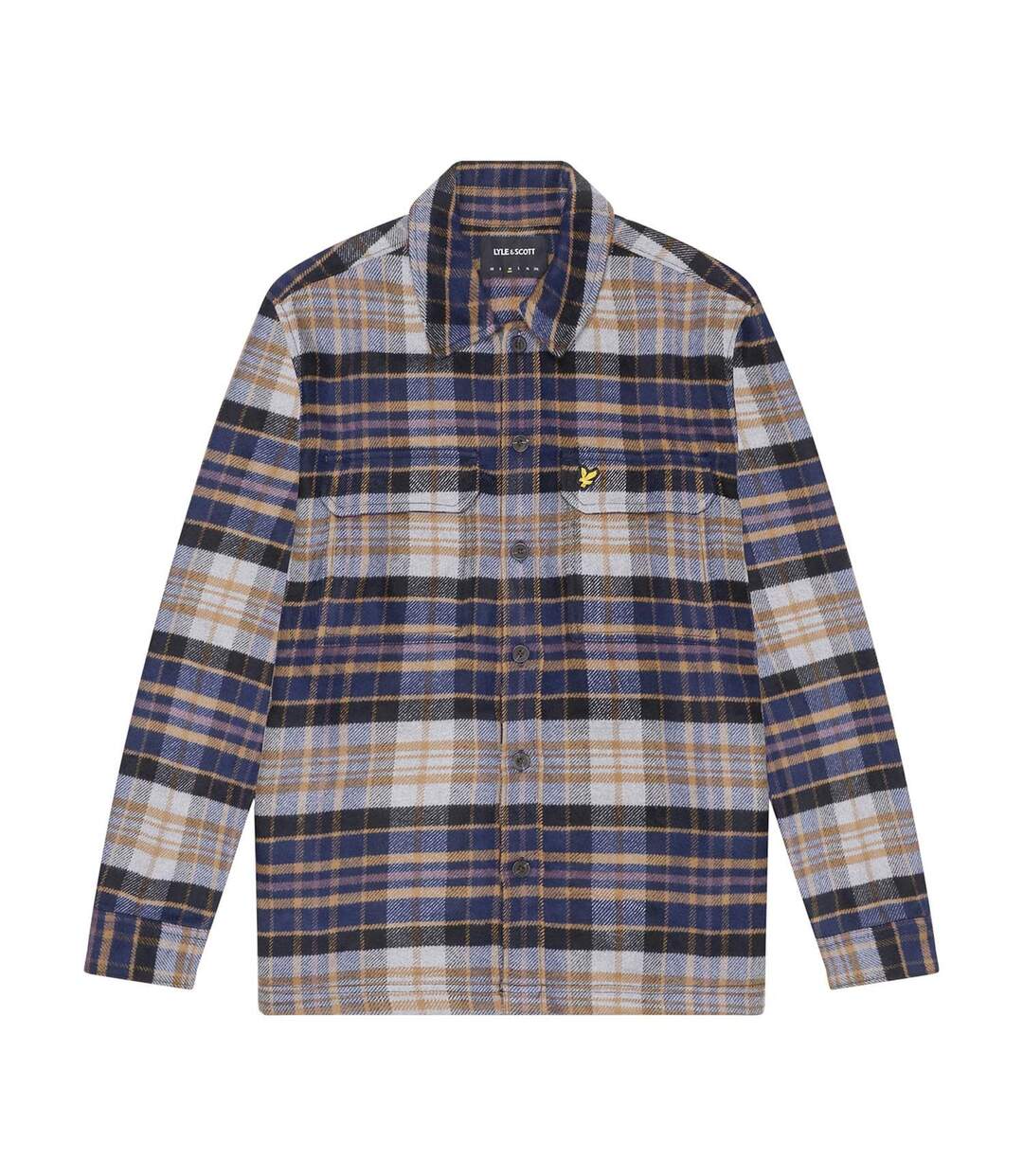 Surchemise Style À Carreaux Homme Bleu Marine Lyle & Scott-2
