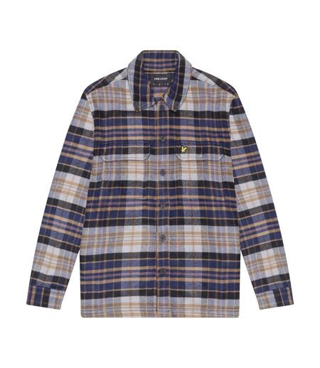 Surchemise Style À Carreaux Homme Bleu Marine Lyle & Scott