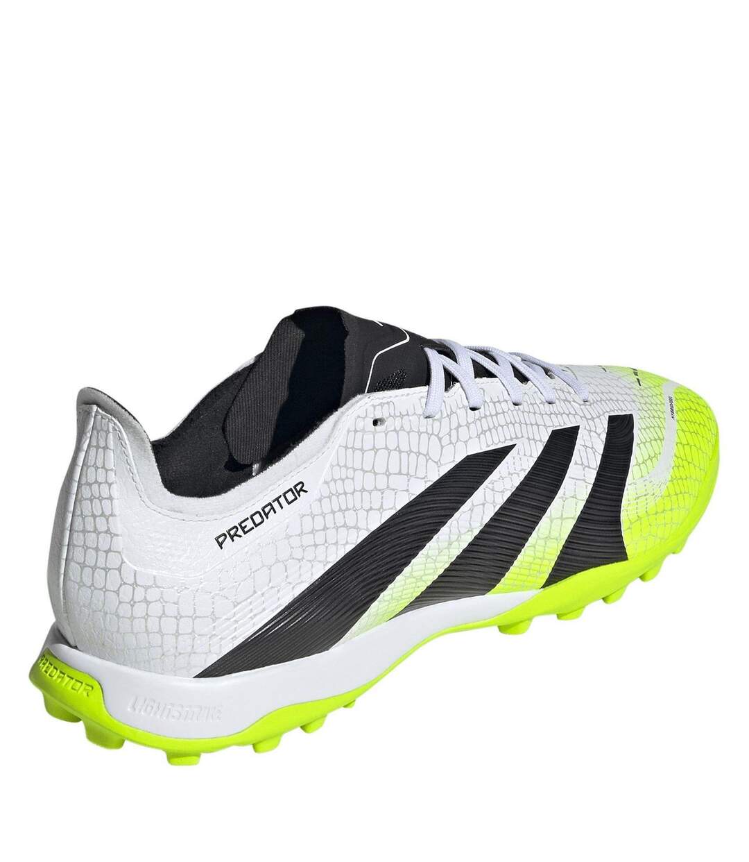 Mens Predator League Two Tone Football Boots White Black Lemon Adidas-4