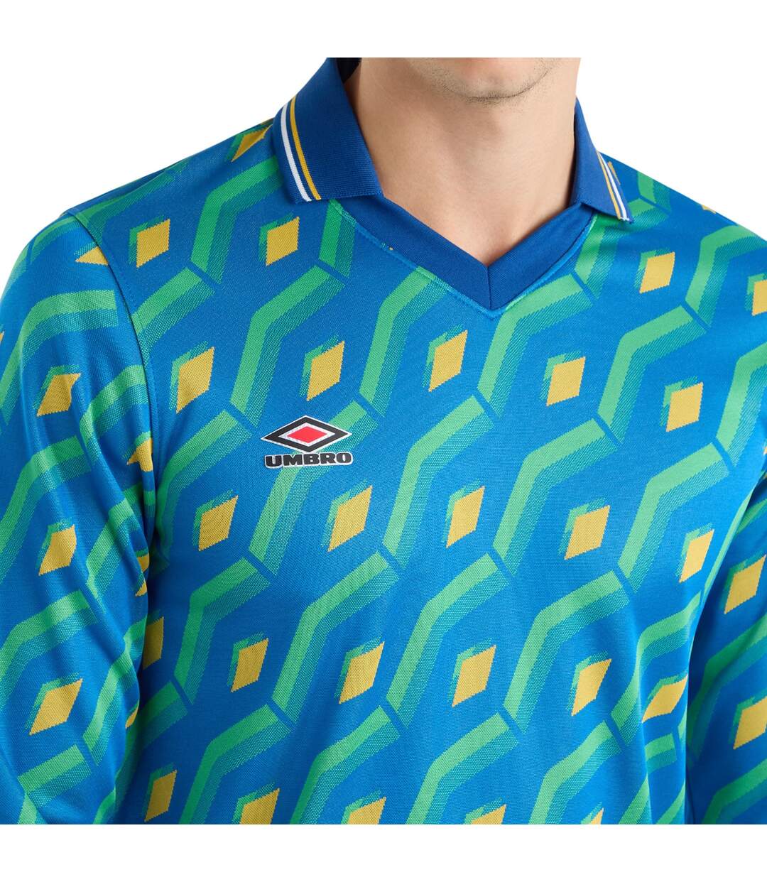Mens jacquard long-sleeved jersey limoges Umbro-3