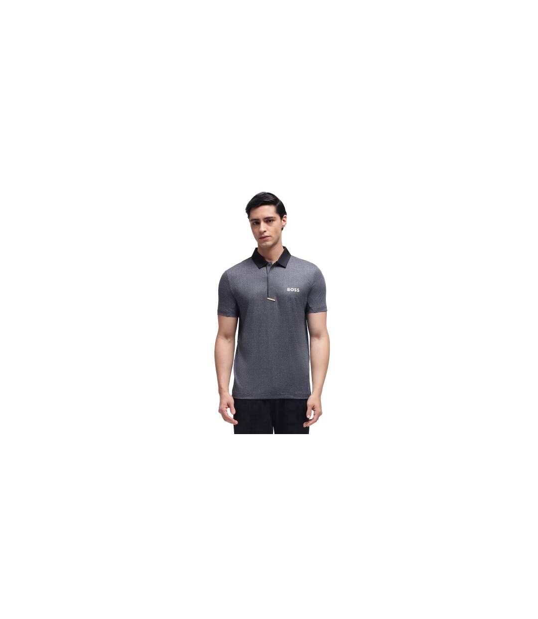 Polo Homme Noir Boss-1