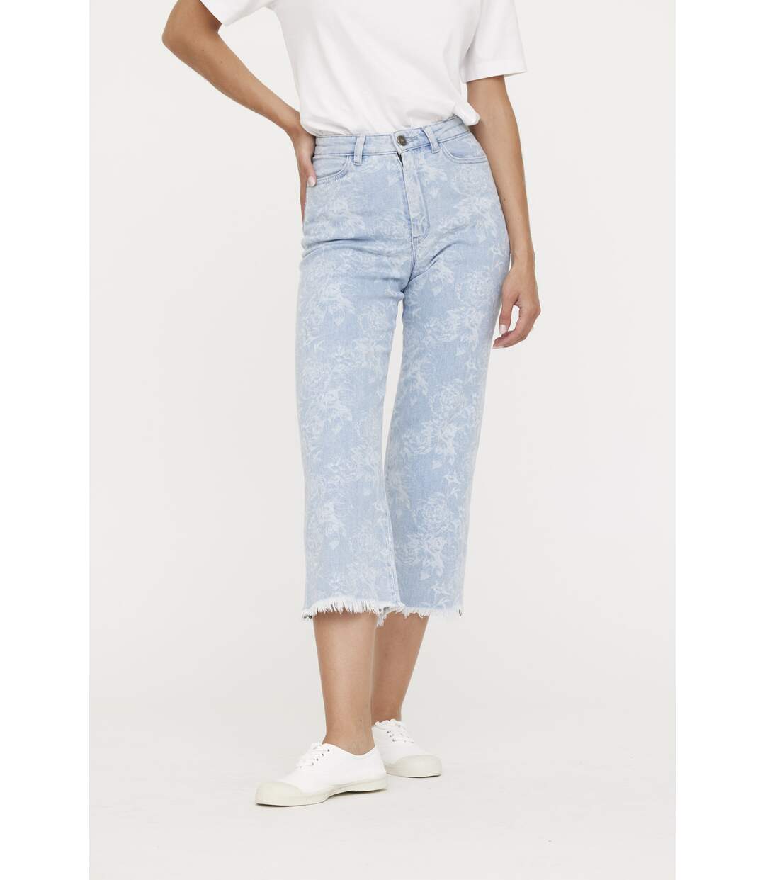 Jean coton flare cropped JOOPY-1