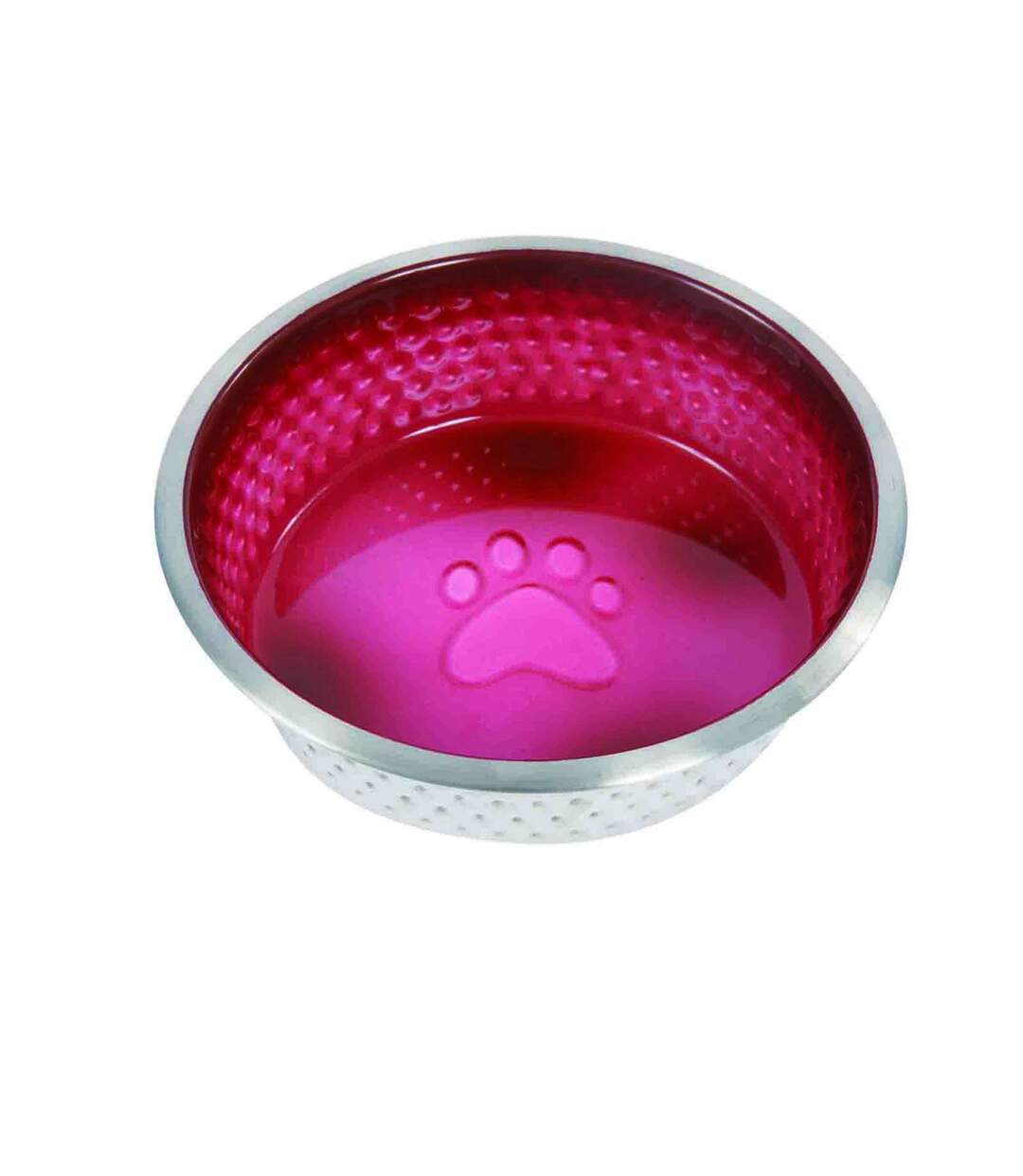 Bol anti-dérapant chien 23 cm rouge Weatherbeeta-1