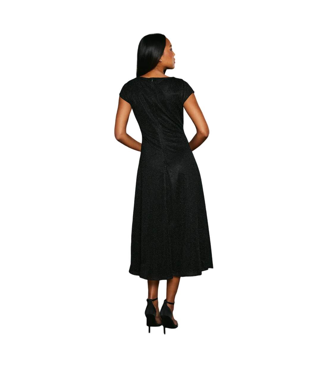 Robe mi-longue femme noir Principles