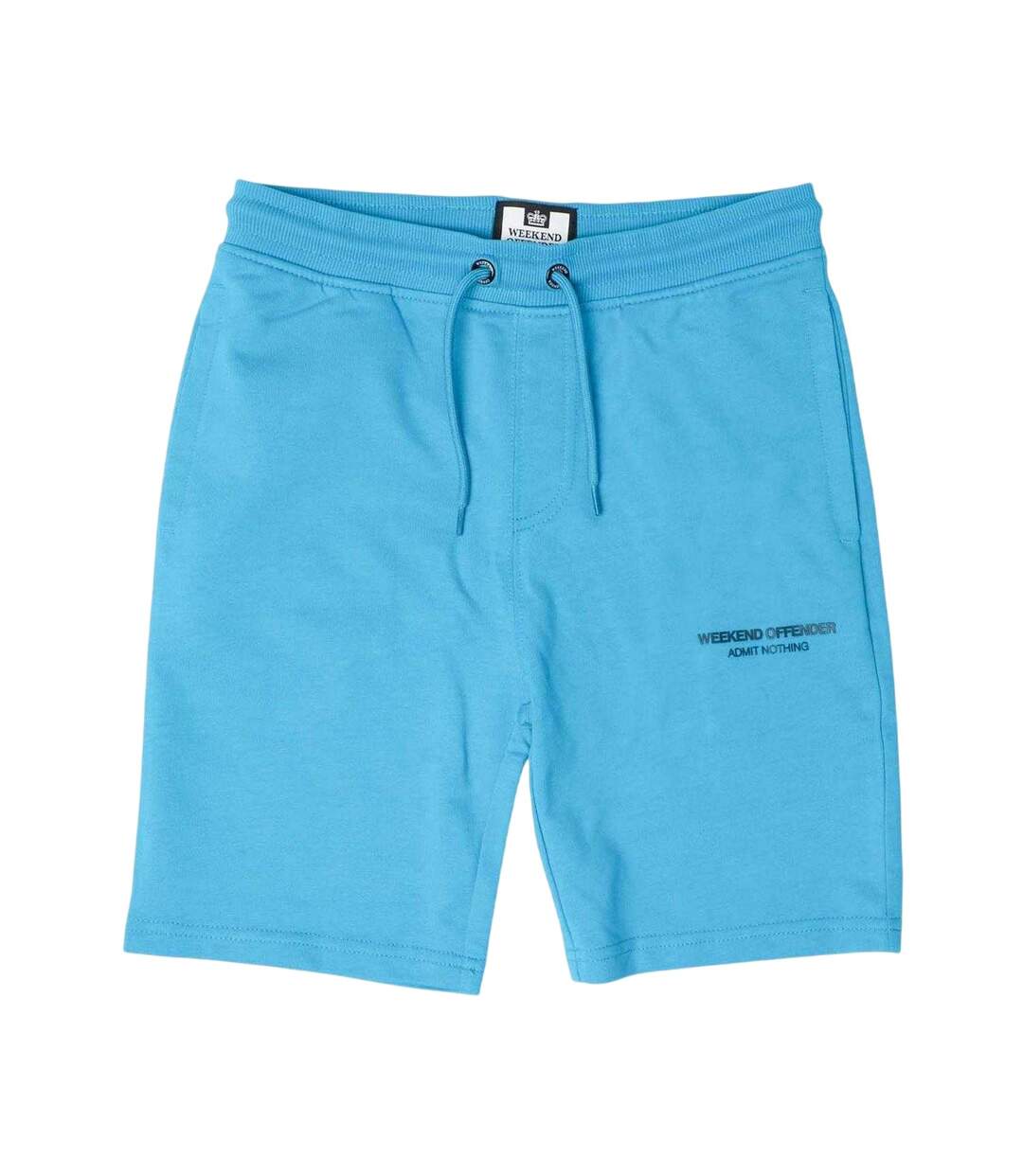Womens/ladies Cascade Sweat Shorts Blue Weekend Offender-2