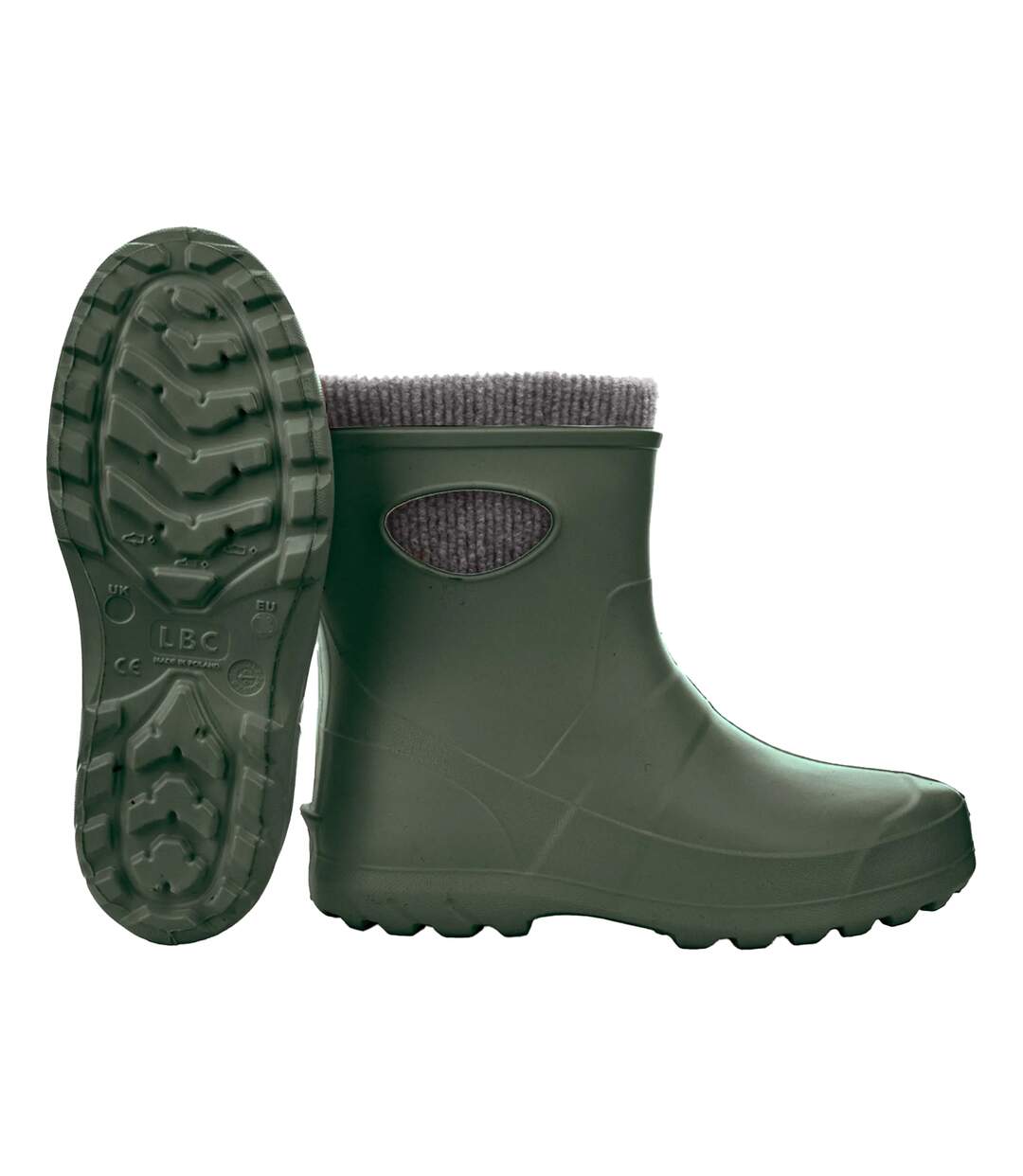 Bottes de pluie adulte vert LBC-2