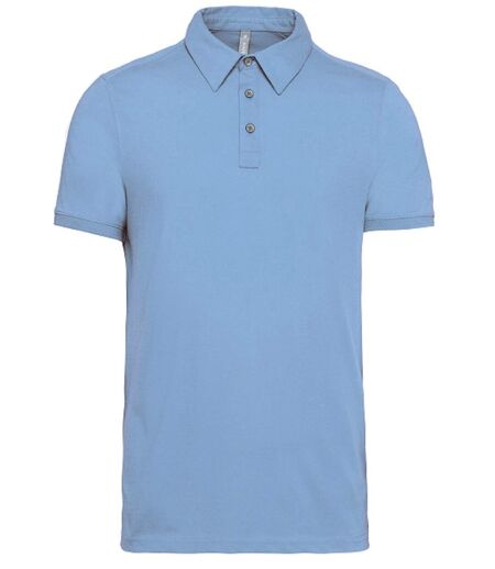 Polo jersey manches courtes - Homme - K262 - bleu ciel