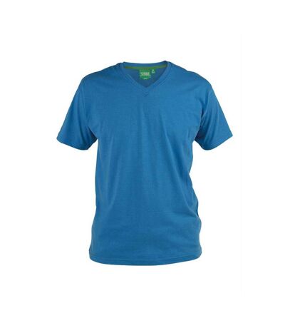 Duke - T-shirt col V SIGNATURE-2 - Homme (Bleu) - UTDC167