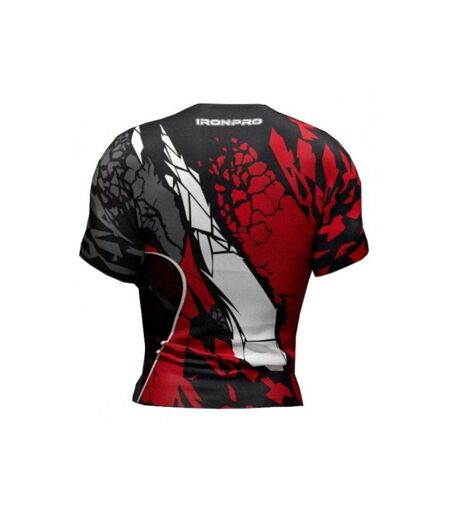 T-shirt Motif/style Fissuré Mfc Dark Side Homme Noir Rouge Masters