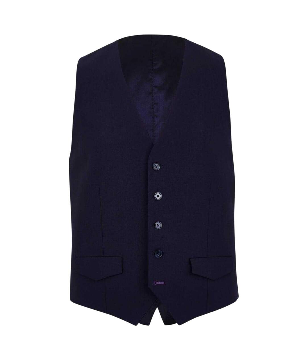 Mens Italian Slim Sleeveless Waistcoat Navy Without Prejudice-2