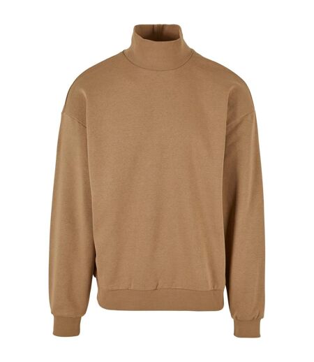 Sweat Motif/style Ras-du-cou Homme Beige Foncé Urban Classics