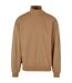 Sweat Motif/style Ras-du-cou Homme Beige Foncé Urban Classics-1