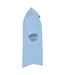 Chemise à manches courtes en popeline Fruit Of The Loom pour homme (Bleu moyen) - UTBC404