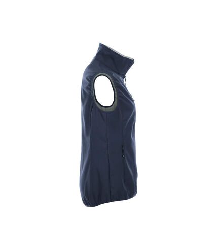 Clique Womens/Ladies Plain Softshell Vest (Dark Navy) - UTUB201