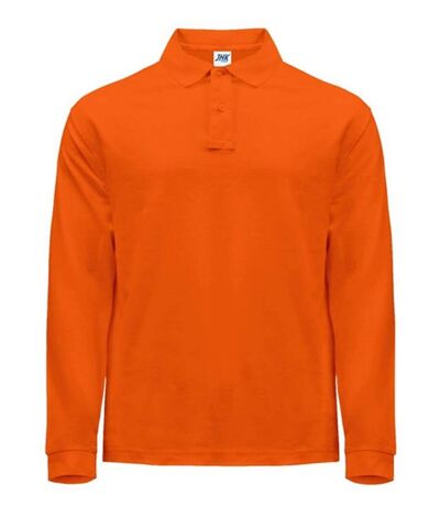 Polo manches longues - Homme - JK215 - orange