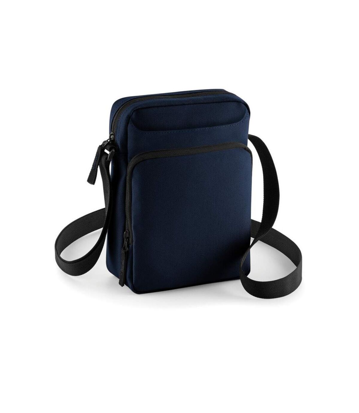 Bagbase Across Shoulder Strap Cross Body Bag (Pack Of 2) (French Navy) (One Size) - UTBC4472