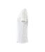 Womens/ladies Crossover Plain Polo Shirt White Mascot-3
