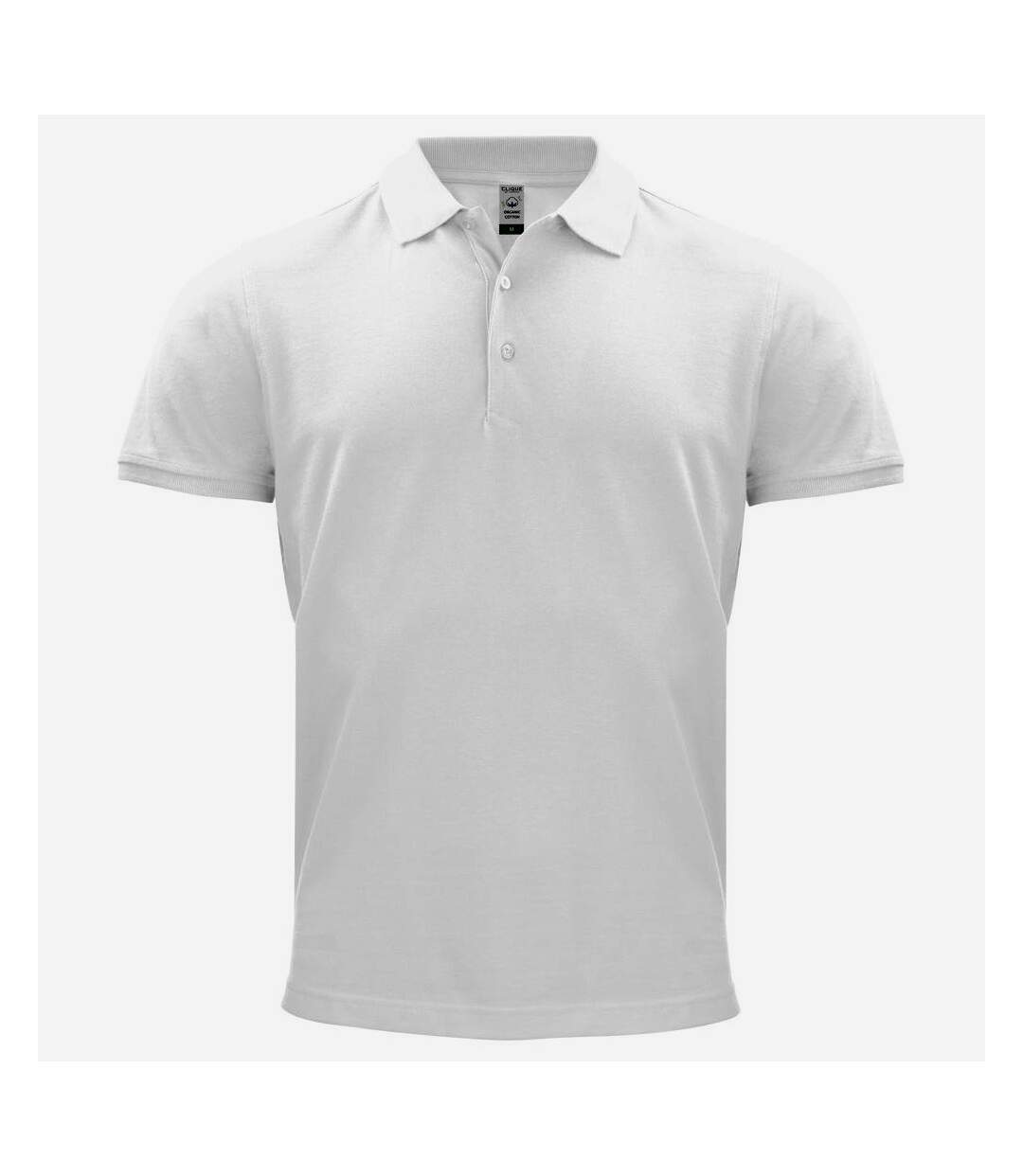 Polo classic homme blanc Clique-1