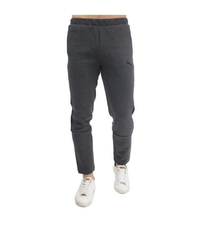 Mens Evostripe Core Jogging Bottoms Grey Heather Puma