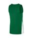 Maillot Sans Manches Motif/style Panneau Contrasté Femme Vert Pin Blanc Nike-3