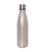 Glitter metal water bottle one size silver Dare 2B