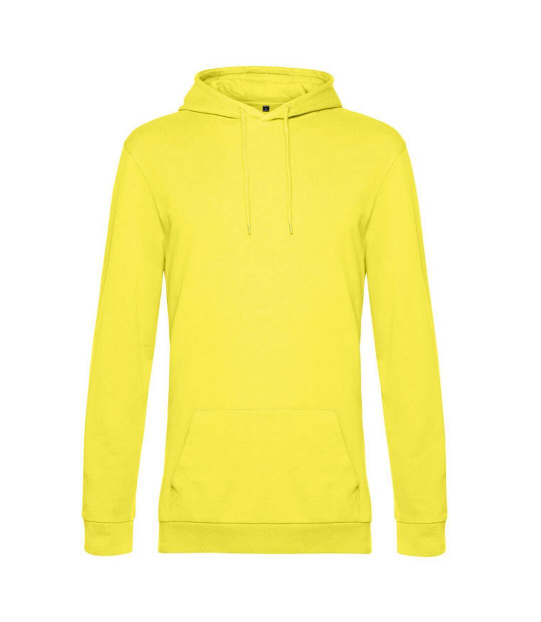 Mens hoodie solar yellow B&C