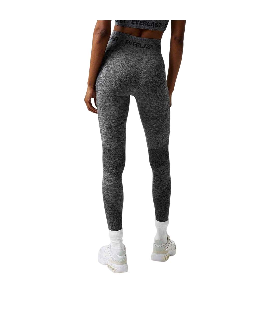 Legging Motif/style Sans Coutures Femme Charbon Chiné Everlast-3