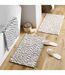 Tapis de Bain Friza 45x75cm Sable & Marron-4