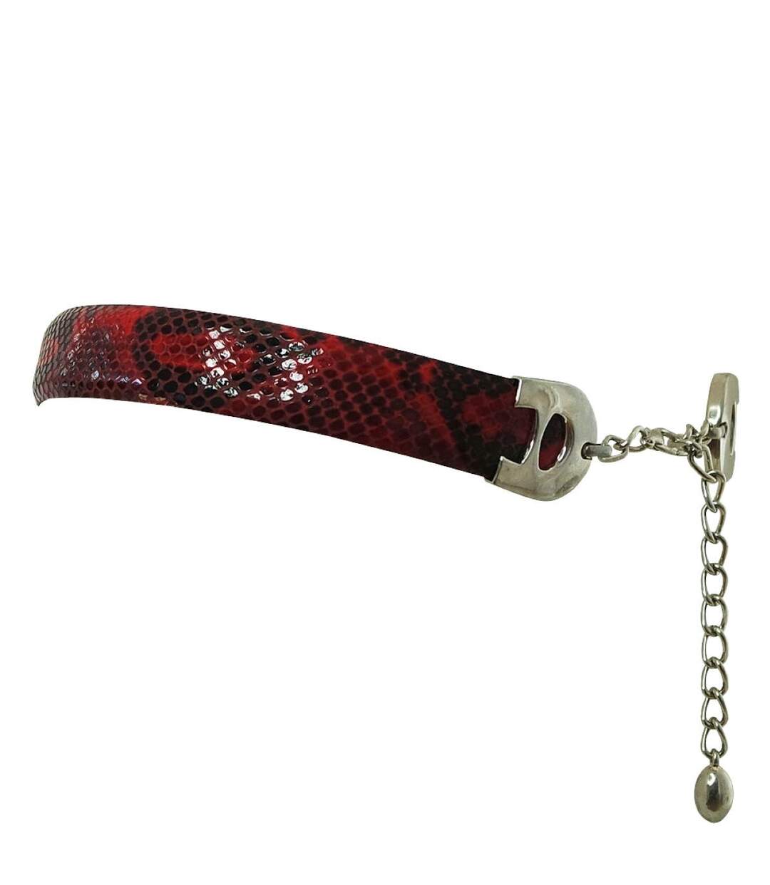 Ceinture femme fine – élégante aspect lézard-3