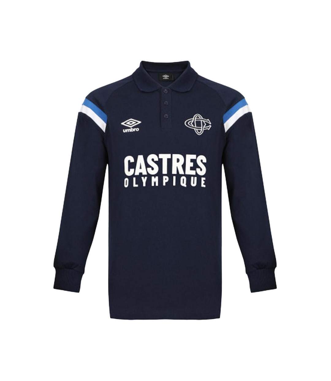 Polo manches longues marine homme umbro fan - 3xl-1