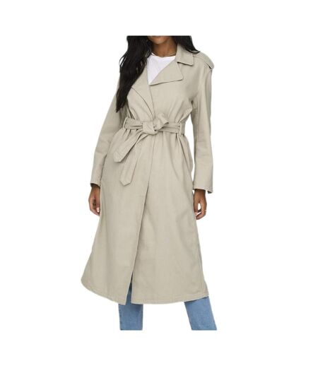 Manteau beige femme  only manila washed